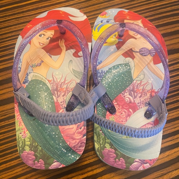 Little mermaid toddler flip flops - Picture 2 of 3